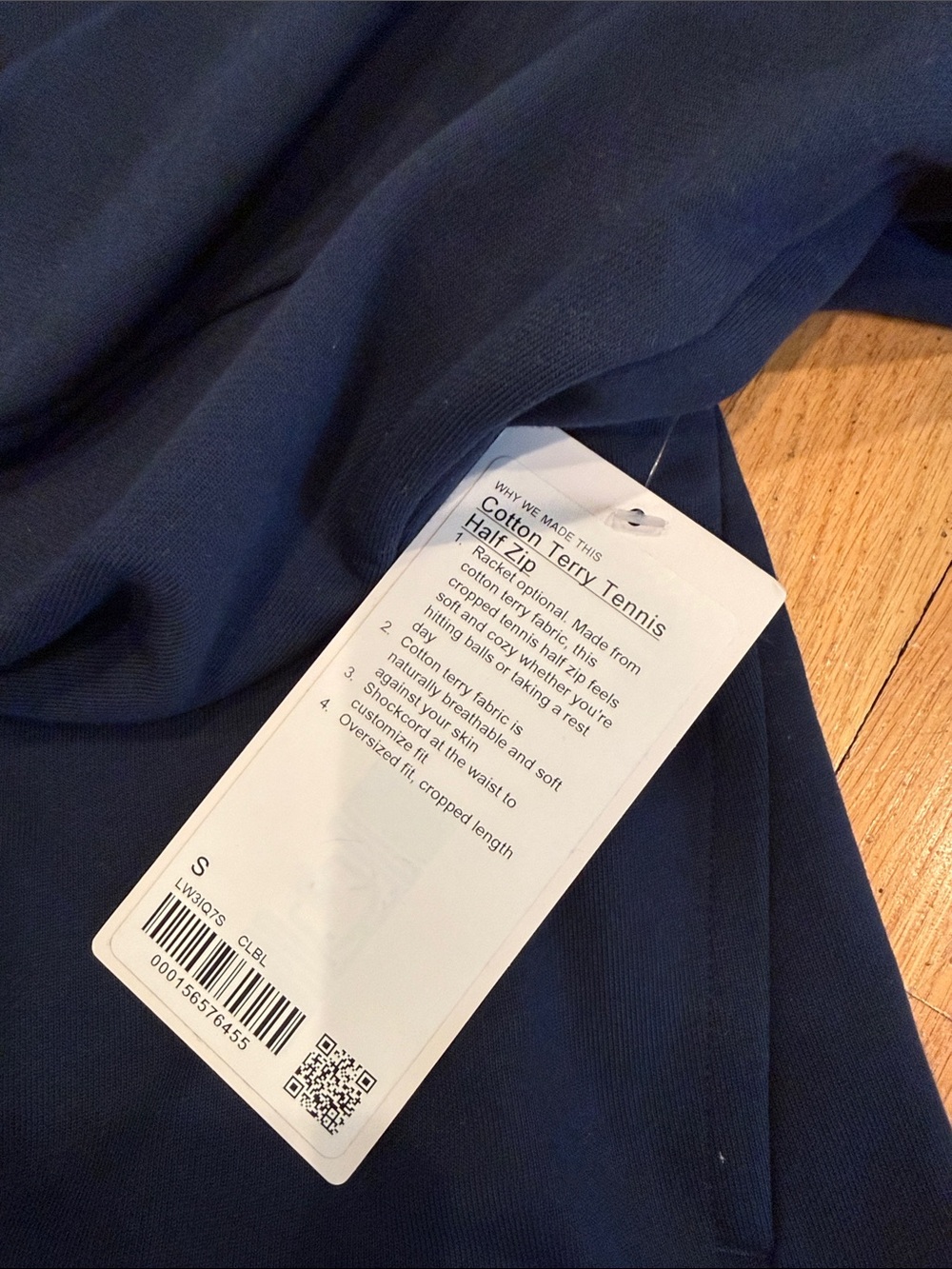 lululemon athletica navy quarter-zip sweatshirt - Picture 2 of 10